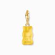 Gold-plated charm pendant goldbears in yellow from the Charm Club collection in the THOMAS SABO online store